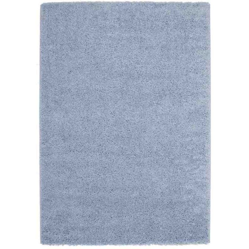 tappeto moderno tinta unita comfy 100 chiaro blu