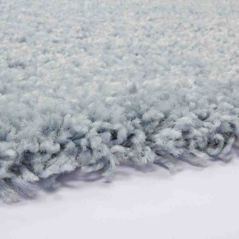 tappeto moderno tinta unita comfy 100 chiaro blu