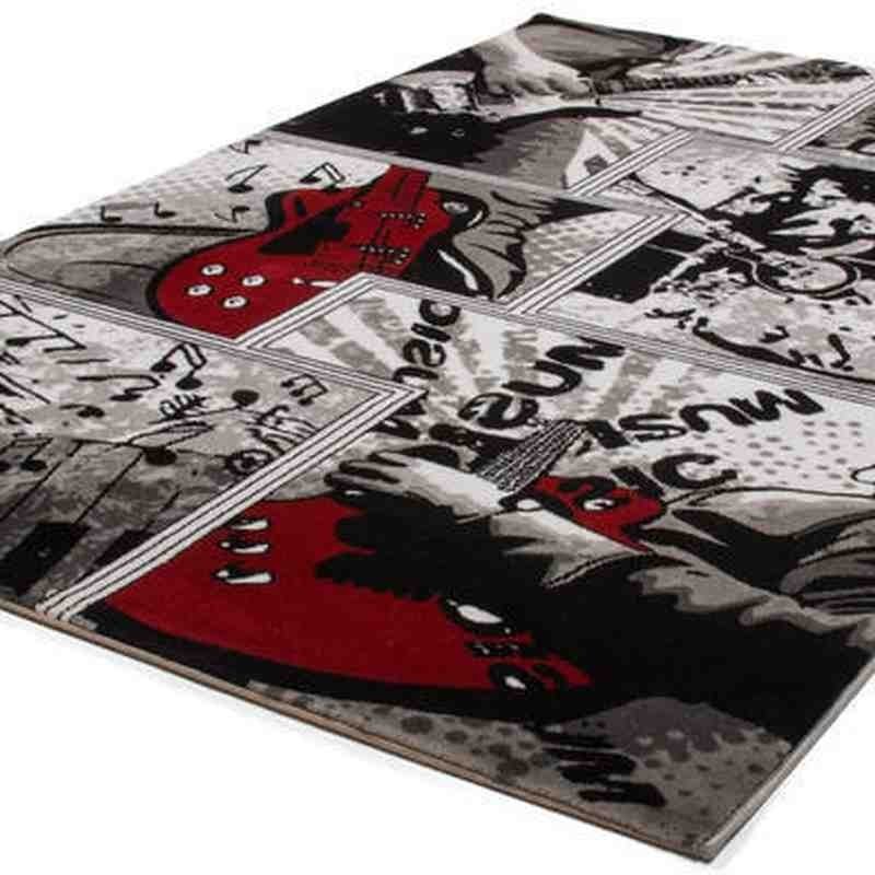 tappeto moderno fantasia italy rome argento