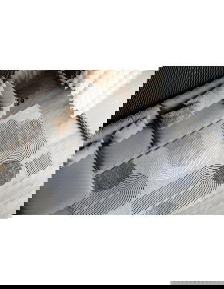 Tappeto moderno grigio Avantgarde 101