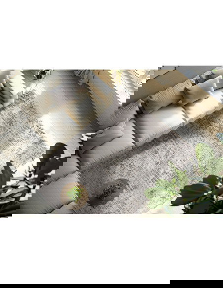 Tappeto moderno grigio Bella 235 per salotto