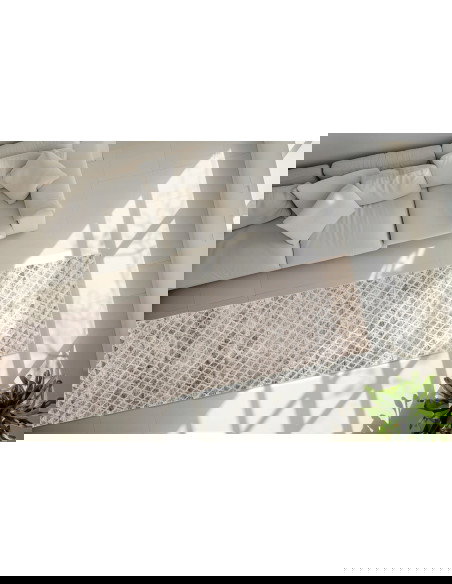 Tappeto moderno grigio Bella 236 per salotto