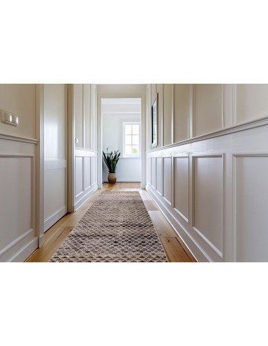 Bella 236 Grey Modern Rug with Geometric Pattern