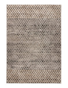 Bella 236 Grey Modern Rug with Geometric Pattern