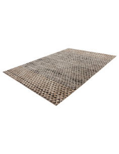 Bella 236 Grey Modern Rug with Geometric Pattern 2