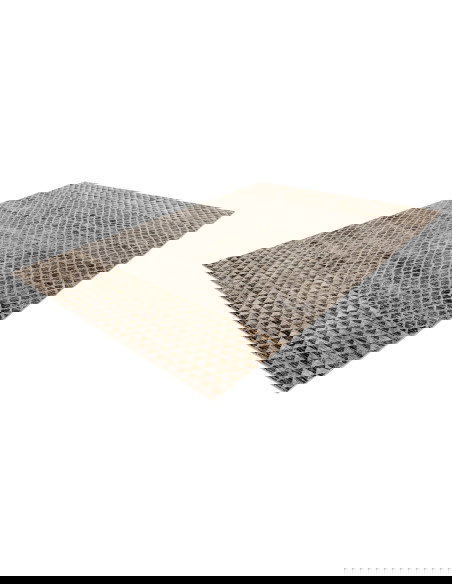 Bella 236 Grey Modern Rug with Geometric Pattern