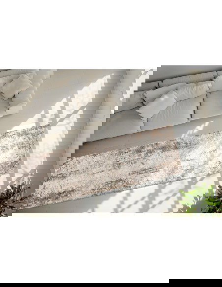 Tappeto moderno Bella 237 tortora per salotto elegante