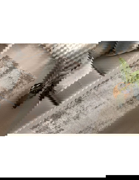 Tappeto moderno Bella 237 tortora per salotto elegante