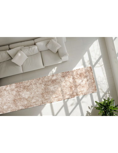 Tappeto moderno Bella 238 pesca per salotto elegante