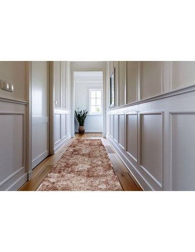 Tappeto moderno Bella 238 pesca per salotto elegante