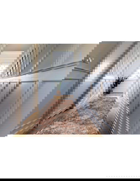 Tappeto moderno Bella 238 pesca per salotto elegante