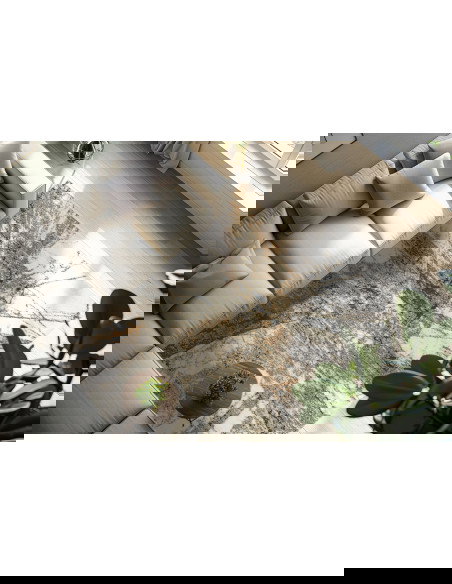 Tappeto moderno Bologna 460 verde per salotto elegante