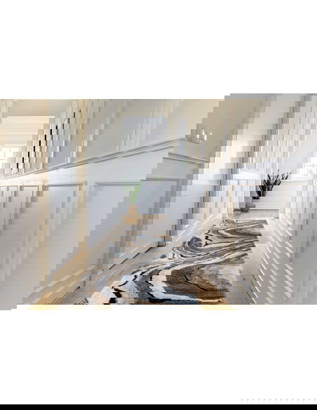 Bologna 461 Blue Fantasy Rug with Blue Tones