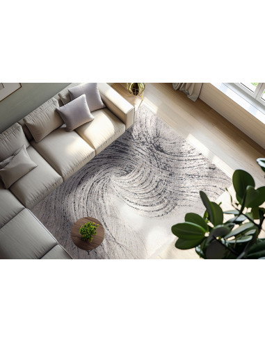 Tappeto moderno Bologna 462 grigio per salotto elegante