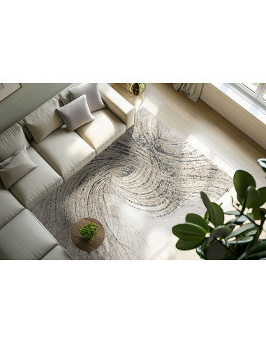 Bologna 462 Green Modern Fantasy Rug – Durable & Stylish