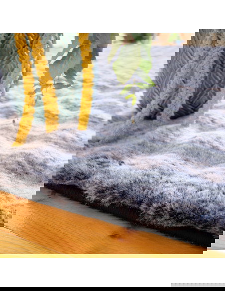 Tappeto moderno Calypso antracite per salotto elegante