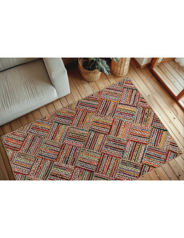 Cancun 330 Multi Colorful Hand-Knotted Rug