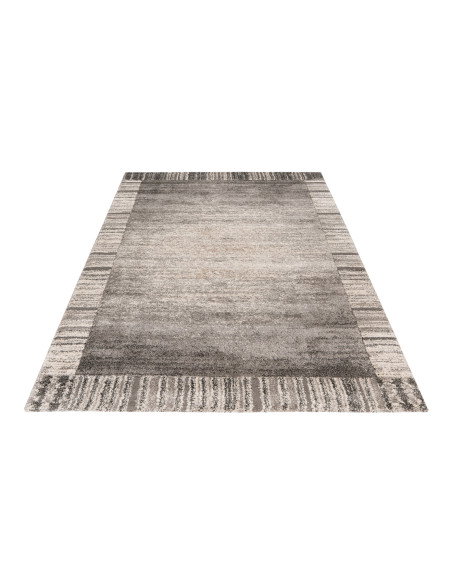 Tappeto moderno grigio Canyon 970 per salotto