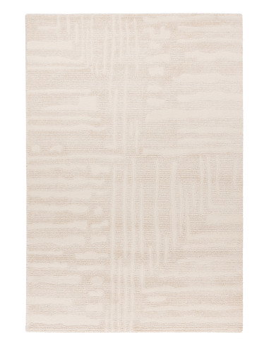 Tappeto salotto moderno crema Canyon 973