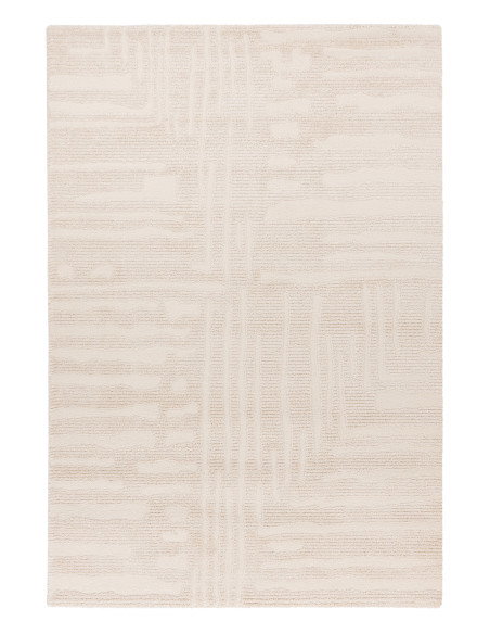 Canyon 973 Cream Geometric Rug – Soft & Durable