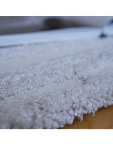 Tappeto salotto moderno crema Canyon 973