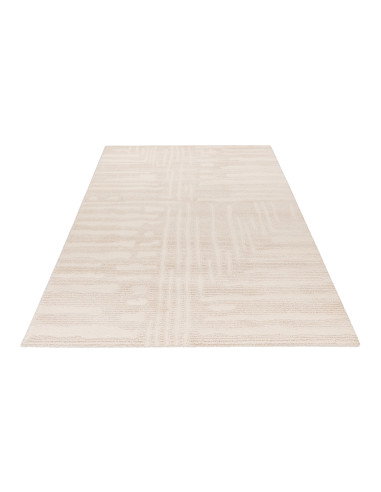 Tappeto salotto moderno crema Canyon 973