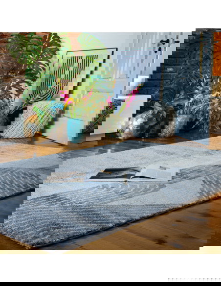 Tappeto moderno Canyon 975 tortora per salotto