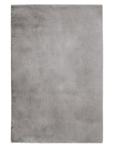 Cha Cha 535 Silver Round Rug – Soft Micropolyester Carpet