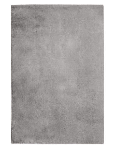 Cha Cha 535 Silver Round Rug – Soft Micropolyester Carpet