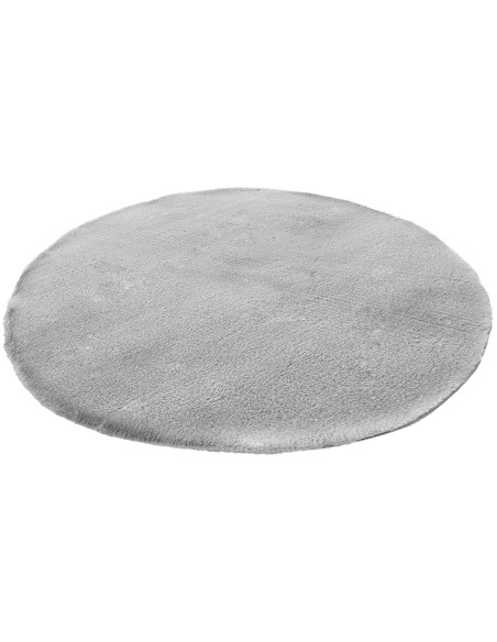 Tappeto moderno argento rotondo per salotto