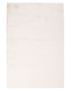 Tappeto moderno rotondo crema