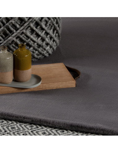 Cha Cha 535 Grey Soft Hand-Tufted Rug for Modern Homes