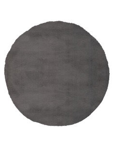 Tappeto moderno grigio rotondo per salotto