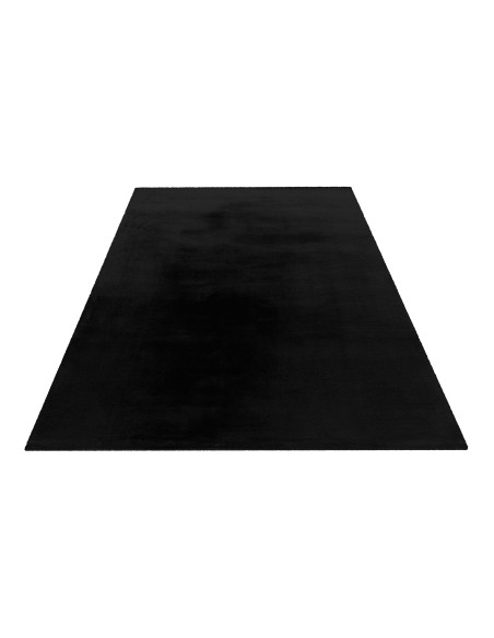 Cha Cha 535 Black Round Rug – Soft Hand-Tufted Carpet