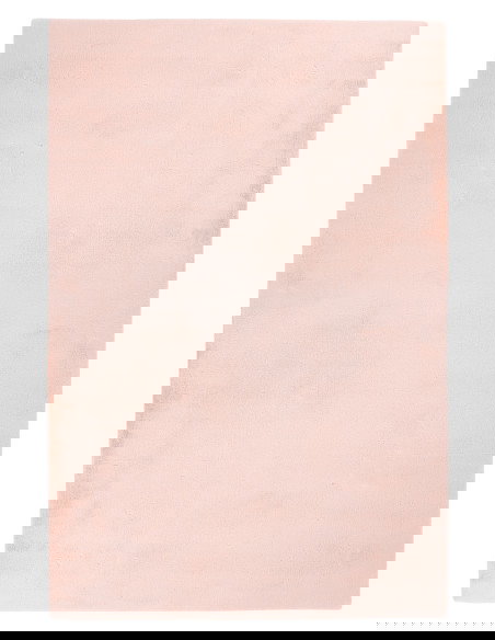 Tappeto moderno rosa cipria morbido e elegante