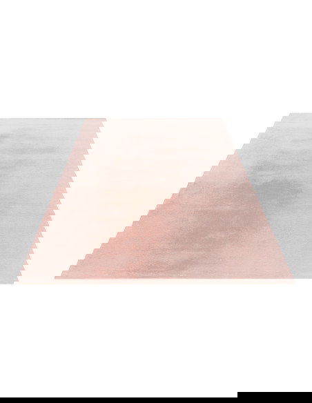 Tappeto moderno rosa cipria morbido e elegante