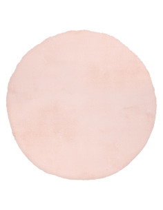 Tappeto moderno rosa cipria morbido e elegante