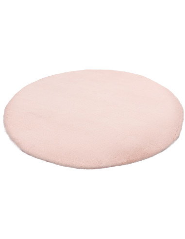 Tappeto moderno rosa cipria morbido e elegante