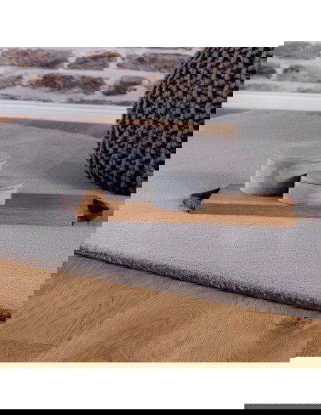 Tappeto moderno tortora rotondo per salotto