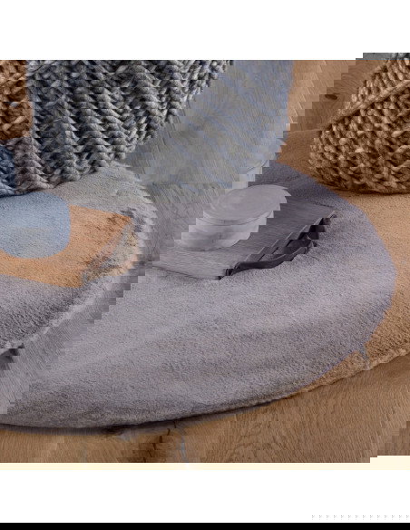 Cha Cha 535 Taupe Round Rug – Soft Hand-Tufted Carpet