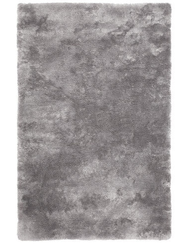 Curacao 490 Silver Soft Hand-Tufted Rug in Elegant Silver