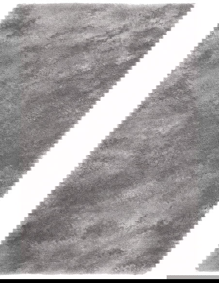 Curacao 490 Silver Soft Hand-Tufted Rug in Elegant Silver