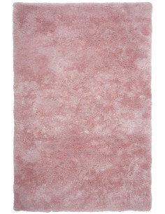 Tappeto moderno rosa cipria morbido e resistente