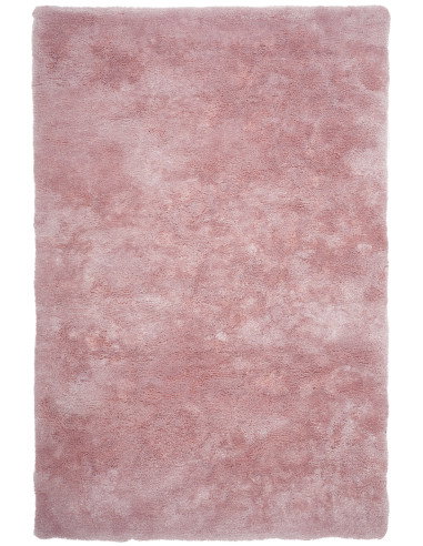 Tappeto moderno rosa cipria morbido e resistente