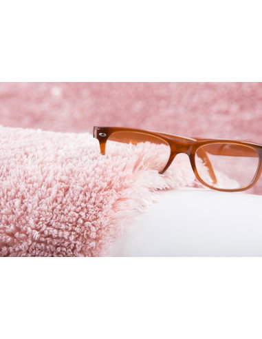 Tappeto moderno rosa cipria morbido e resistente