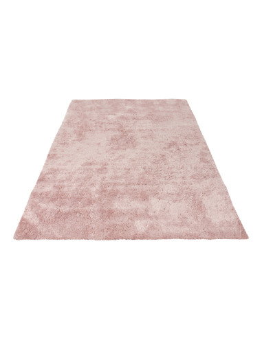 Tappeto moderno rosa cipria morbido e resistente