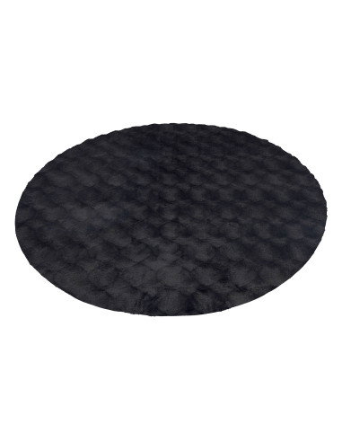Diamond Cut 800 Anthrazit Round Rug – Modern Elegant Carpet
