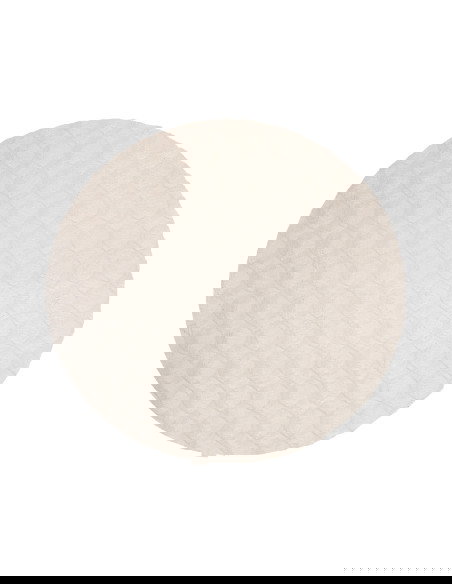 Diamond Cut 800 Cream Rug – Elegant Round Carpet