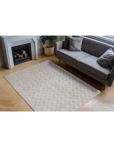 Diamond Cut 800 Grey Round Rug – Modern Soft Texture
