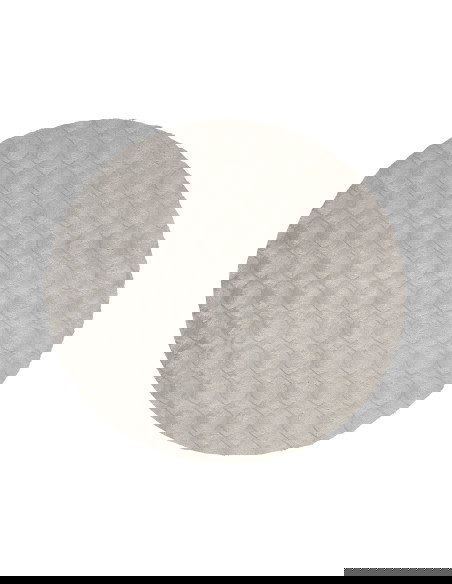 Diamond Cut 800 Grey Round Rug – Modern Soft Texture